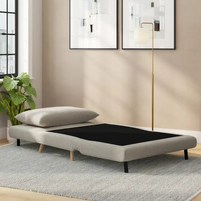 Chaise longue pliable