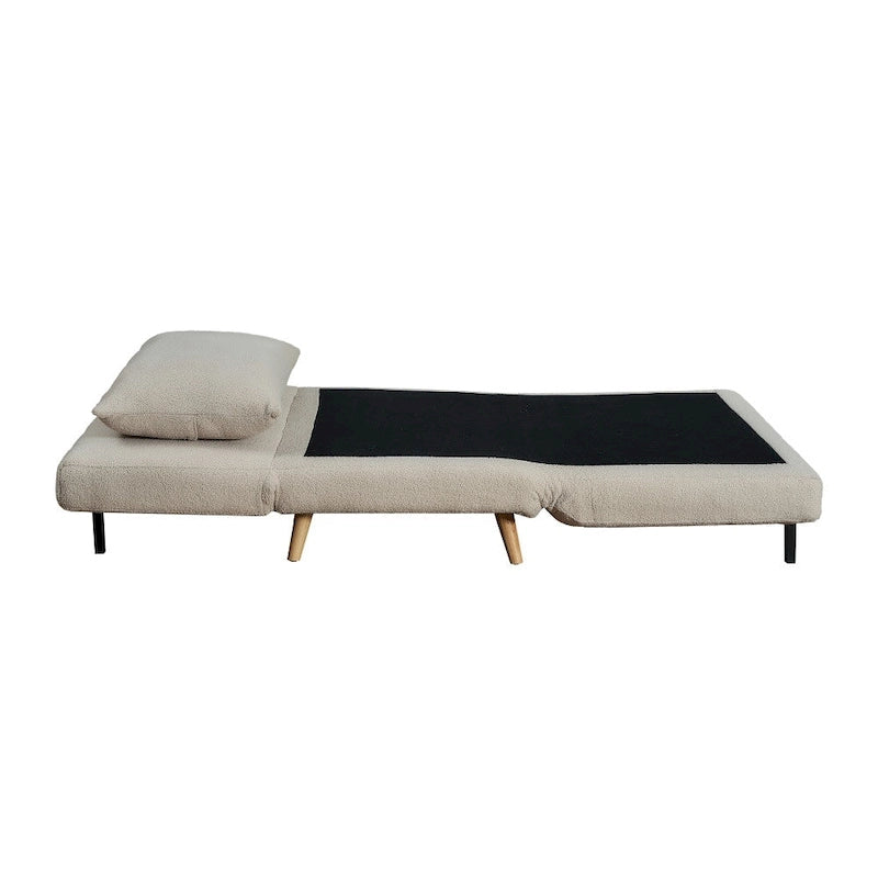 Chaise longue pliable