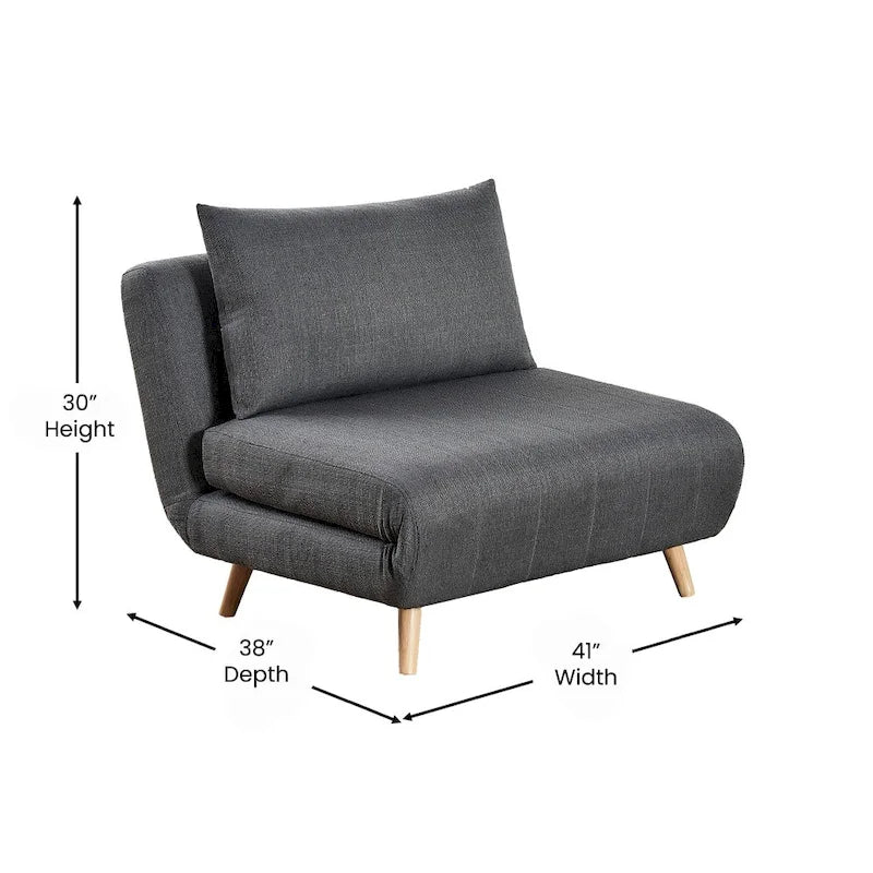 Chaise longue pliable