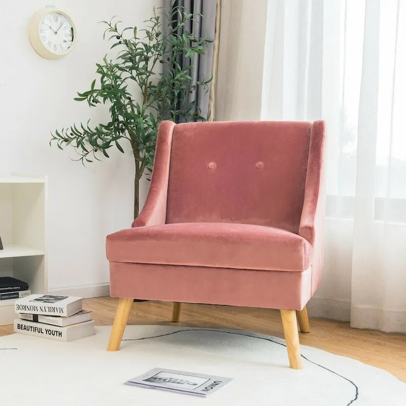 Chaise de loisirs avec accoudoirs incurvés