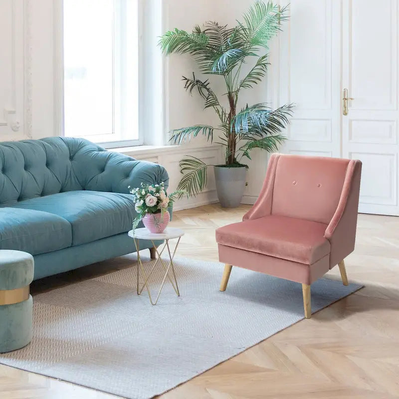 Chaise de loisirs avec accoudoirs incurvés
