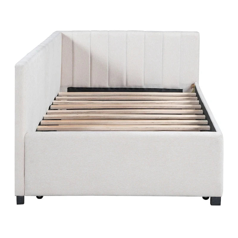 Canapé-lit simple en tissu (avec lit gigogne)