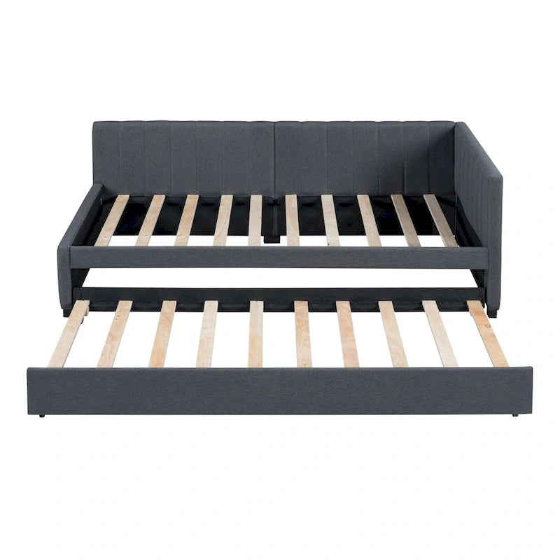 Canapé-lit simple en tissu (avec lit gigogne)
