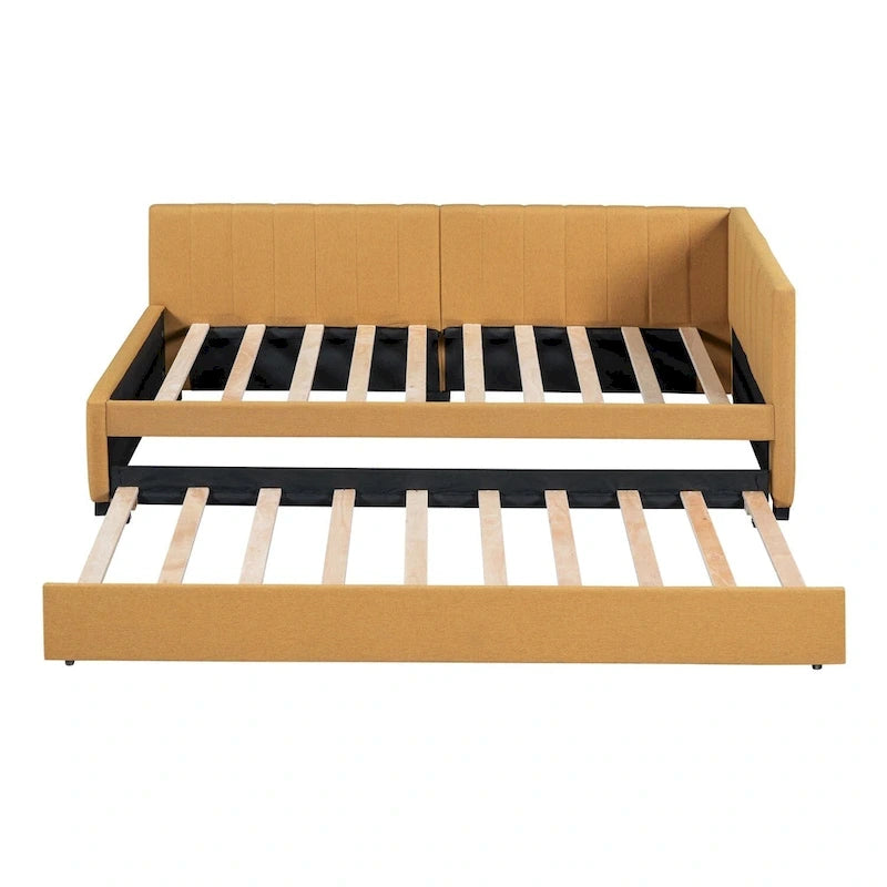 Canapé-lit simple en tissu (avec lit gigogne)