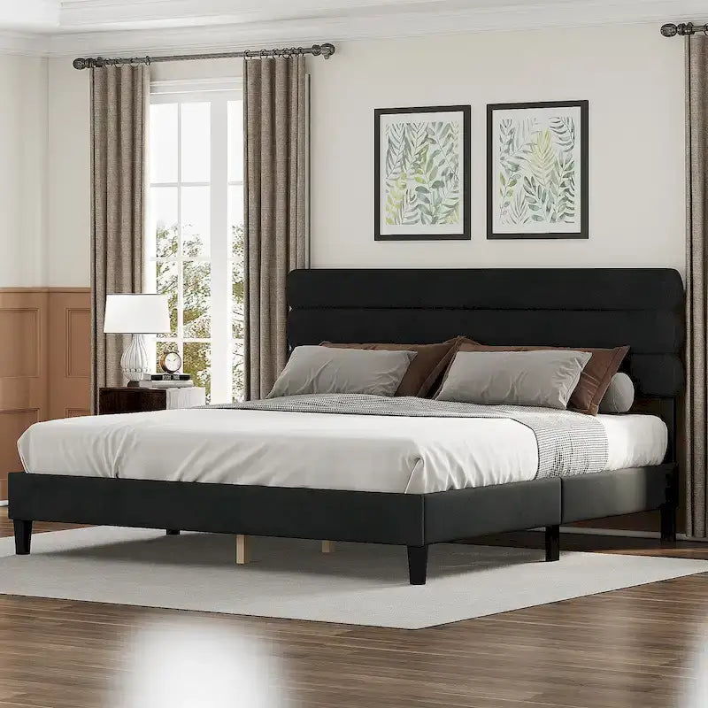 Cadre de lit King Size avec tête de lit