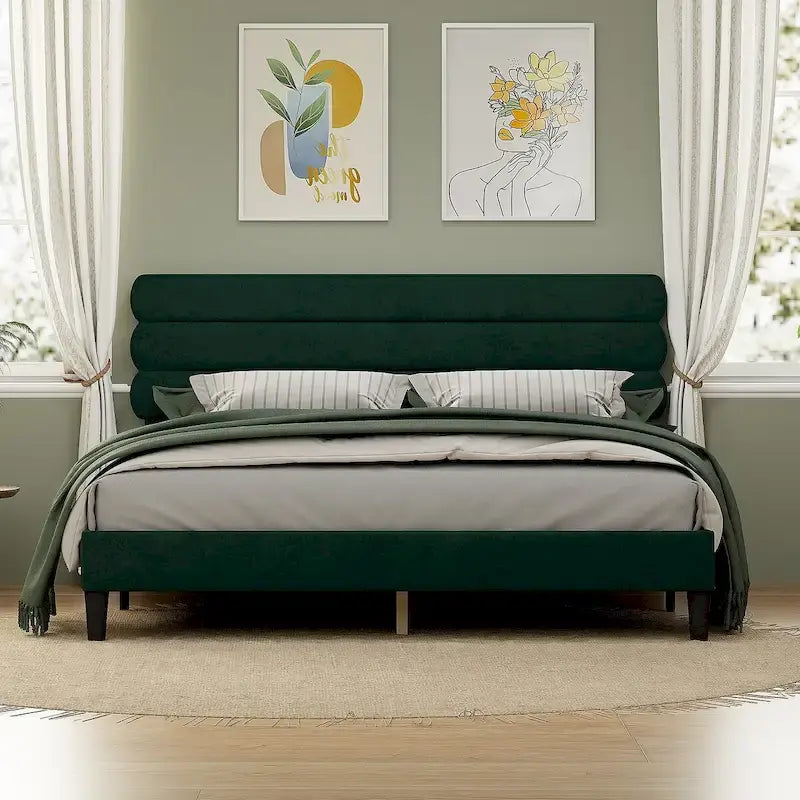 Cadre de lit King Size avec tête de lit