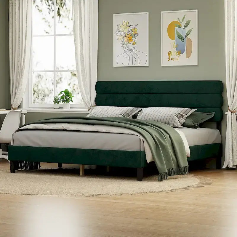 Cadre de lit King Size avec tête de lit