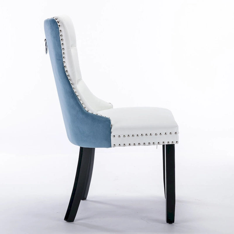 Chaise de salle à manger tapissée haut de gamme