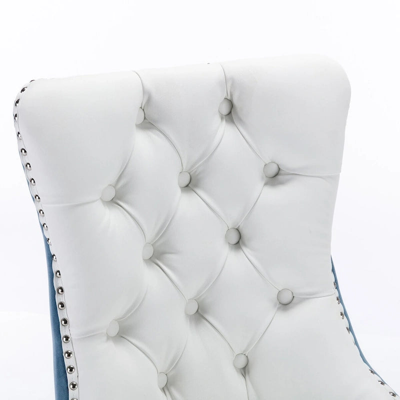 Chaise de salle à manger tapissée haut de gamme