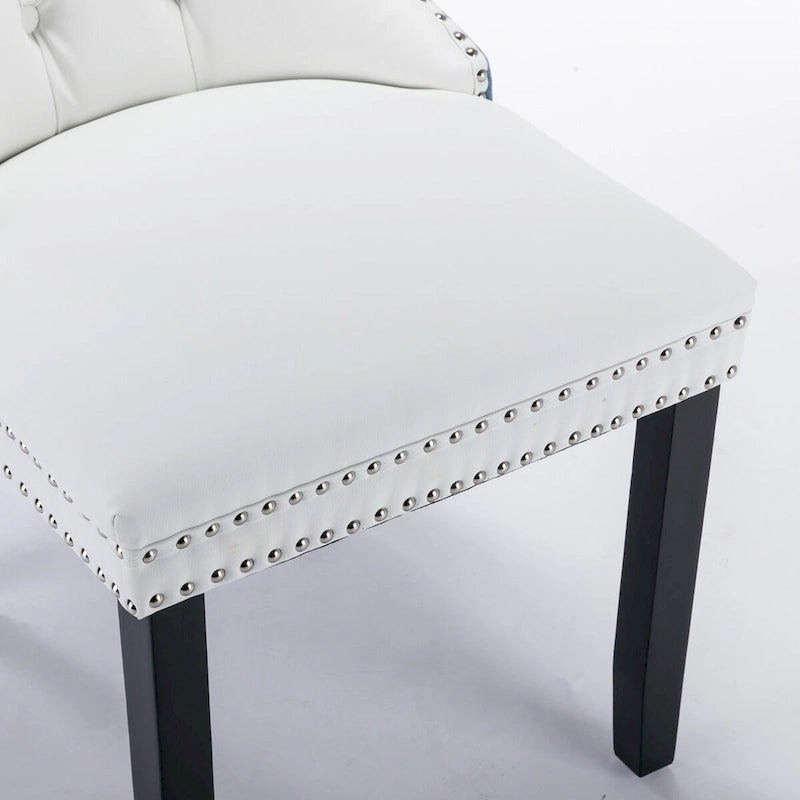 Chaise de salle à manger tapissée haut de gamme