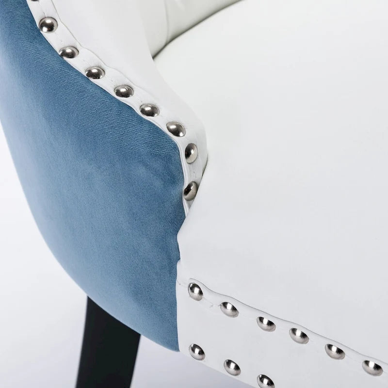 Chaise de salle à manger tapissée haut de gamme