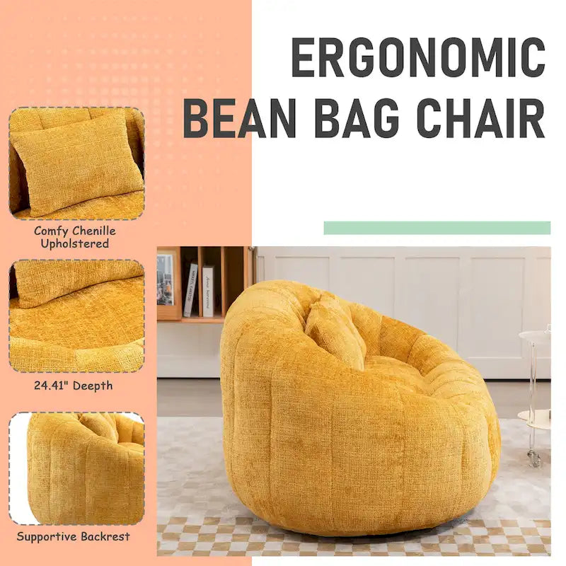 Fauteuil inclinable en chenille durable et confortable