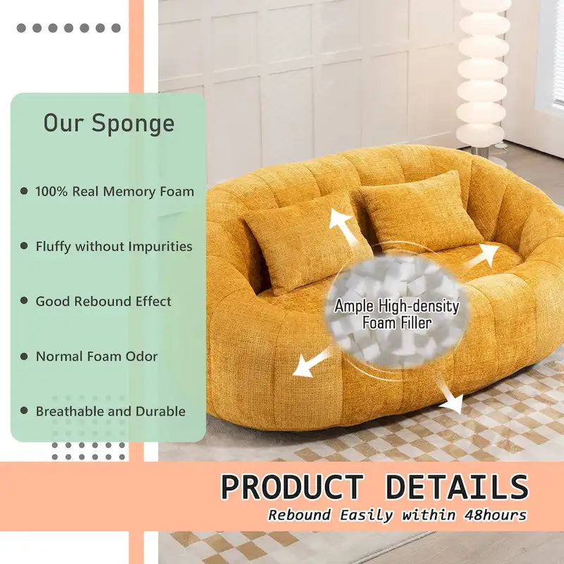 Fauteuil inclinable en chenille durable et confortable