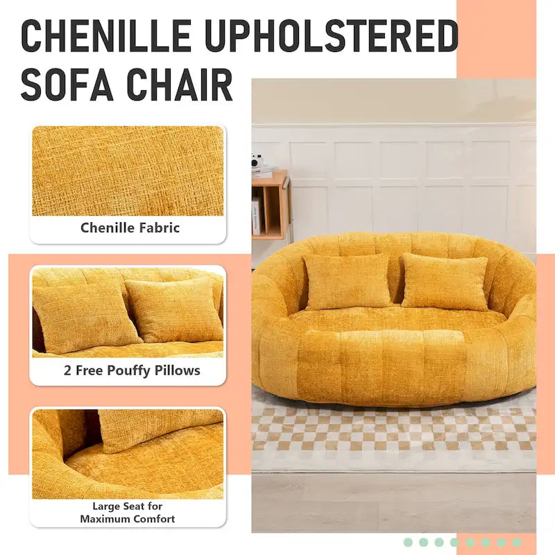 Fauteuil inclinable en chenille durable et confortable