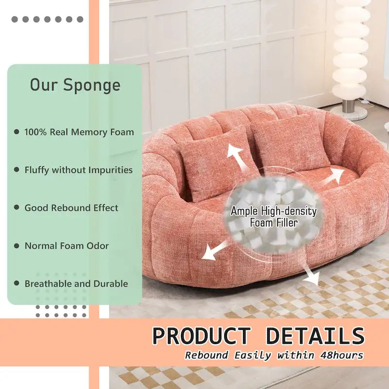 Fauteuil inclinable en chenille durable et confortable