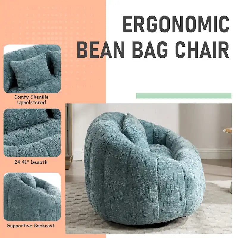 Fauteuil inclinable en chenille durable et confortable