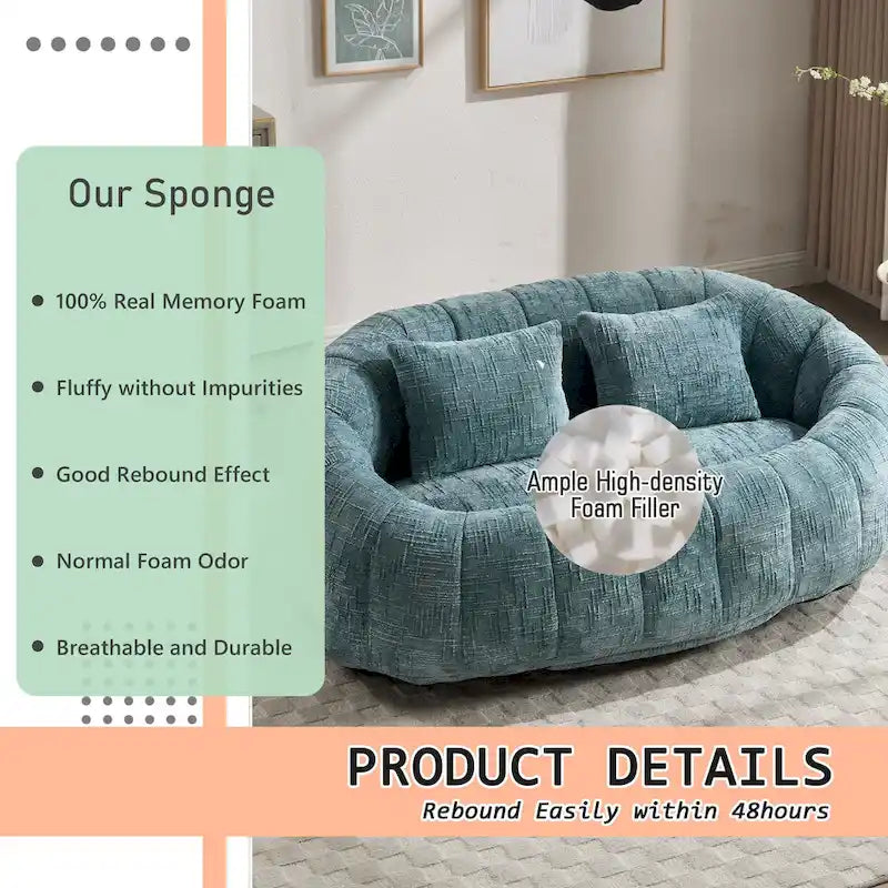Fauteuil inclinable en chenille durable et confortable