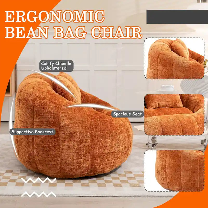 Fauteuil inclinable en chenille durable et confortable