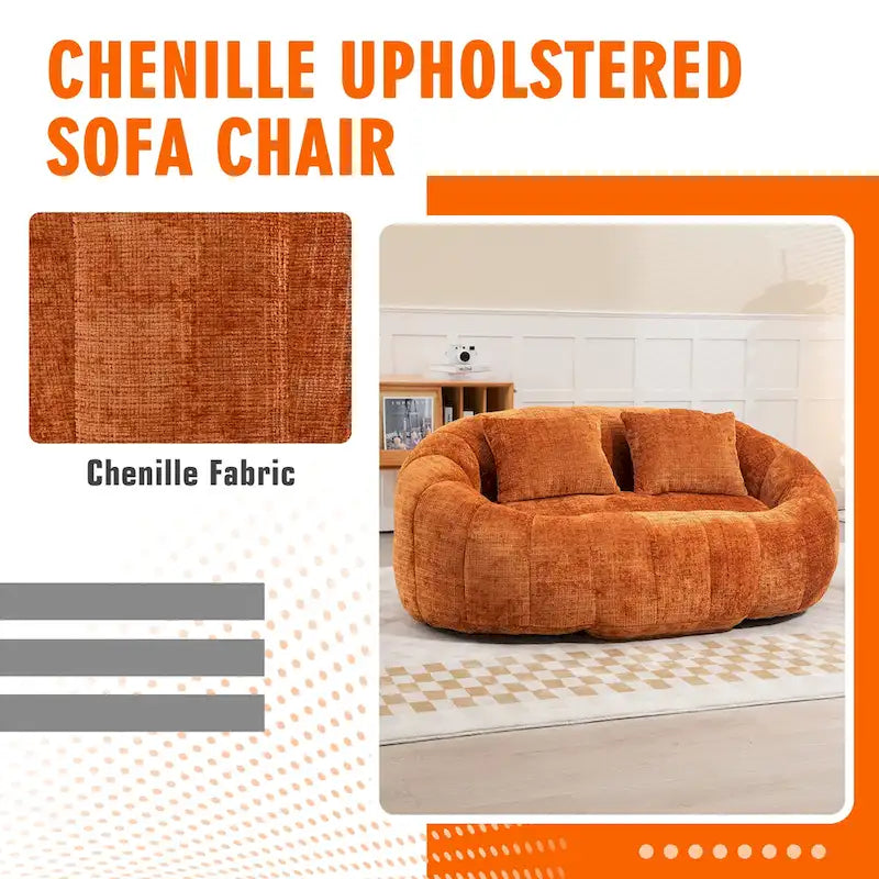 Fauteuil inclinable en chenille durable et confortable