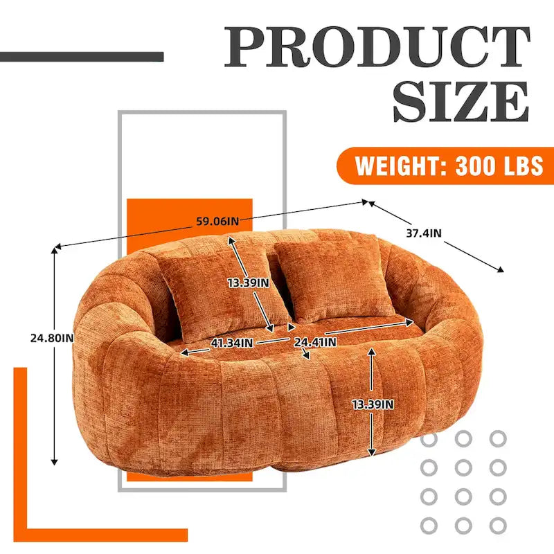 Fauteuil inclinable en chenille durable et confortable