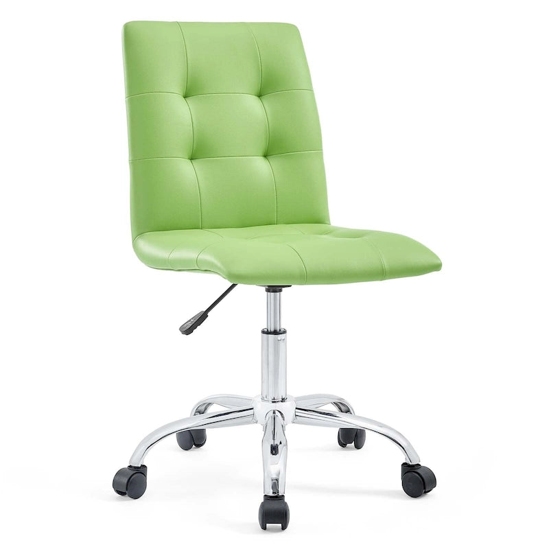 Chaise de bureau sans accoudoirs à dossier mi-hauteur