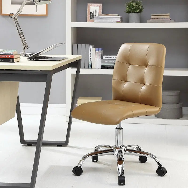 Chaise de bureau sans accoudoirs à dossier mi-hauteur