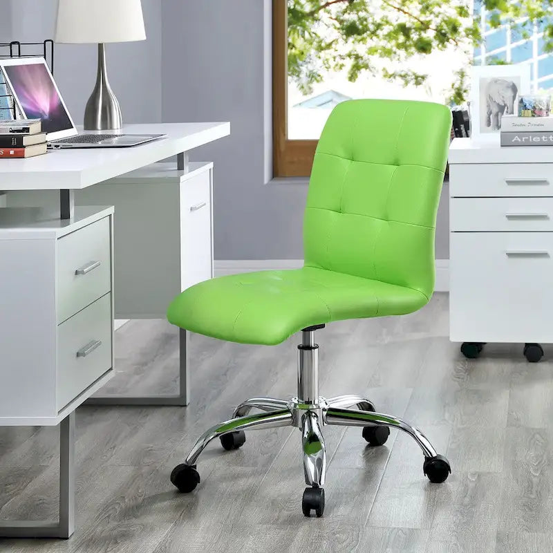 Chaise de bureau sans accoudoirs à dossier mi-hauteur