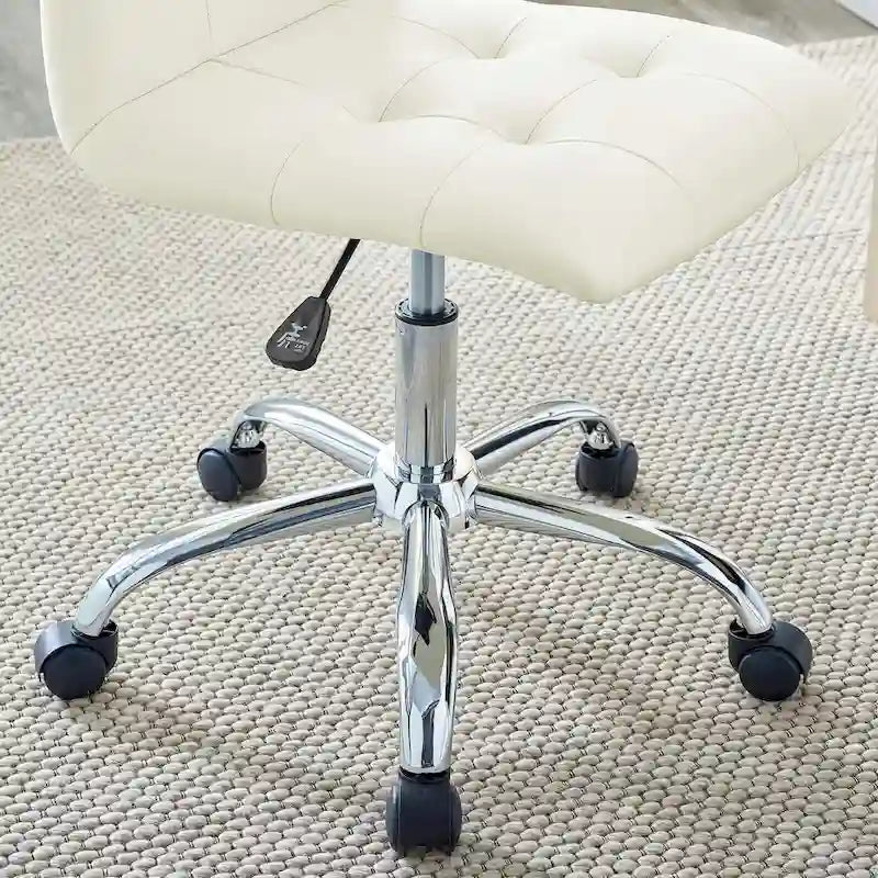 Chaise de bureau sans accoudoirs à dossier mi-hauteur