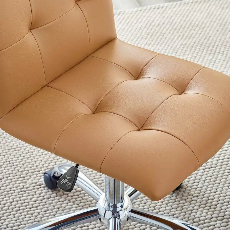 Chaise de bureau sans accoudoirs à dossier mi-hauteur