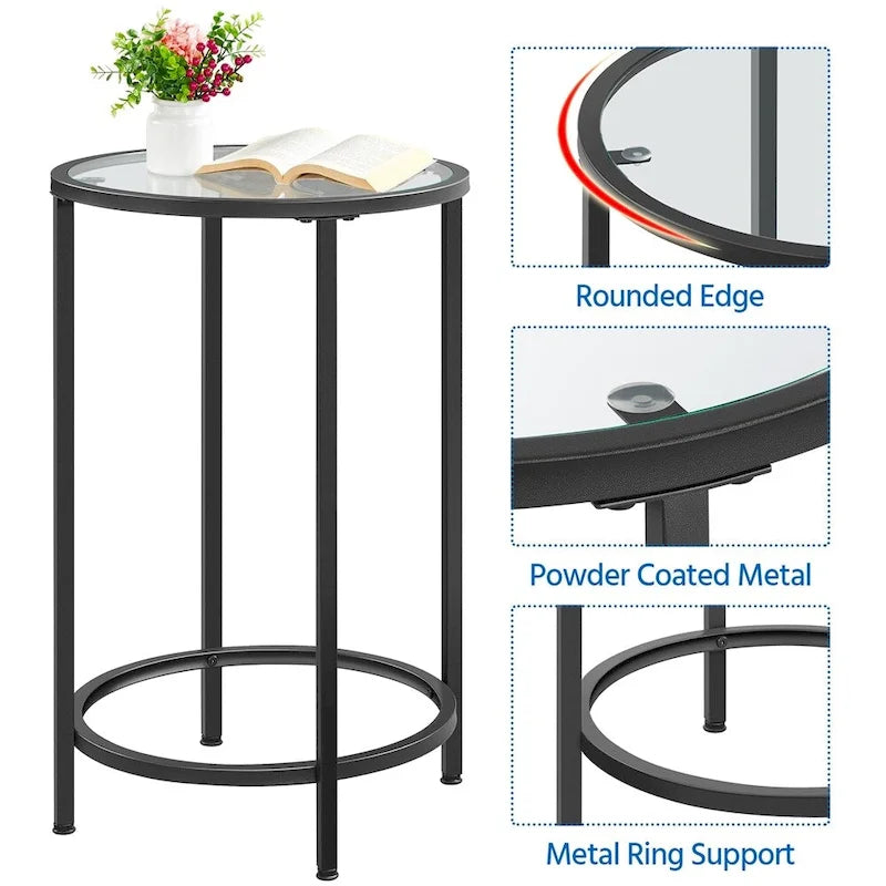 Table d'appoint/de chevet ronde
