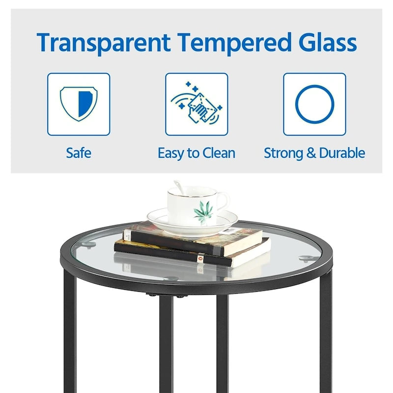 Table d'appoint/de chevet ronde