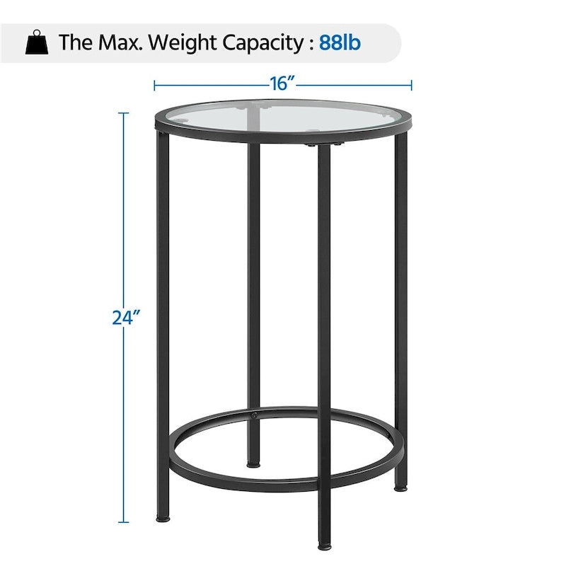 Table d'appoint/de chevet ronde
