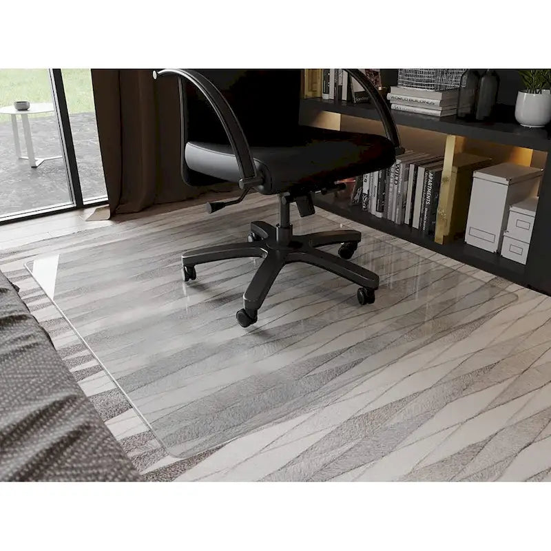 Tapis de protection en verre trempé pour chaise de bureau